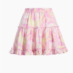 Hill House Paz Skirt Candy Kaleidoscope Linen NWT- size Small